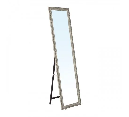 MIRROR Καθρέπτης Δαπέδου Τοίχου Ξύλινος Champagne  39x2,5x148cm [-Silver-] [-MDF - Κόντρα Πλακέ - Καπλαμάς - Νοβοπάν-] Ε7185,5