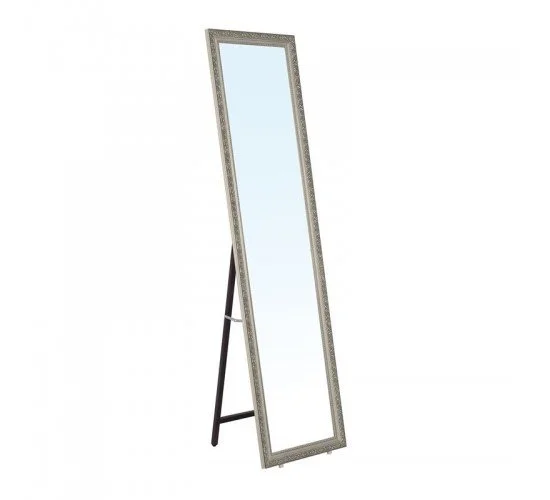 MIRROR Καθρέπτης Δαπέδου Τοίχου Ξύλινος Champagne  39x2,5x148cm [-Silver-] [-MDF - Κόντρα Πλακέ - Καπλαμάς - Νοβοπάν-] Ε7185,5