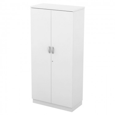 ΝΤΟΥΛΑΠΑ Γραφείου Δίφυλλη, Απόχρωση Άσπρο  80x40x171cm [-Άσπρο-] [-Melamine-] ΕΟ979,5