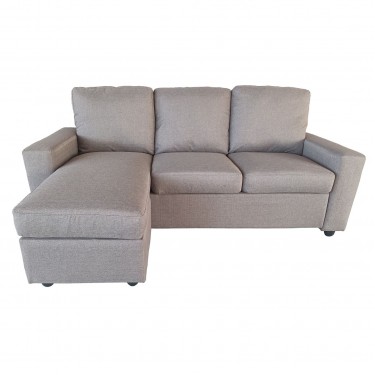 PORTLAND Καναπές Σαλονιού - Καθιστικού, Γωνία Αναστρέψιμος Ύφασμα Cappuccino  208x142x85cm H.97cm [-Μπεζ-Tortora-Sand-Cappuccino-] [-Ύφασμα-] Ε9585,61