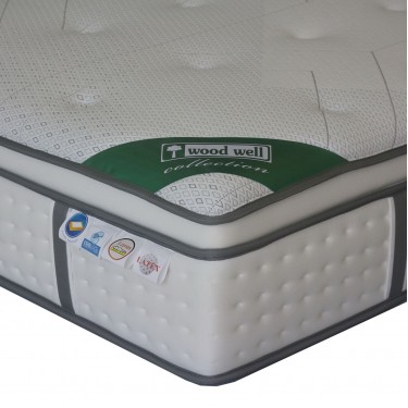ΣΤΡΩΜΑ Pocket Spring 5-Zone Gel Memory Foam   Latex, Μονής Όψης (2)  160x200x(34/32)cm [-Άσπρο-] [-Foam Memory/Latex-] Ε2059,2