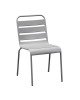 BRIO Καρέκλα-Pro Στοιβαζόμενη Μέταλλο Βαφή Cool Grey 4C  48x59x79cm [-Γκρι Ανοιχτό-] [-Μέταλλο-] Ε543,1