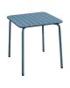 BRIO Slat Τραπέζι Κήπου - Βεράντας, Μέταλλο Βαφή Sandy Blue 5415C  70x70x73cm [-Μπλε-] [-Μέταλλο-] Ε545,2