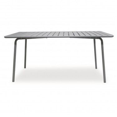 BRIO Slat Τραπέζι-Pro Κήπου - Βεράντας, Μέταλλο Βαφή Cool Grey 4C  160x90x73cm [-Γκρι-] [-Μέταλλο-] Ε546,1