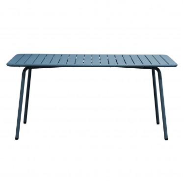 BRIO Slat Τραπέζι-Pro Κήπου - Βεράντας, Μέταλλο Βαφή Sandy Blue 5415C  160x90x73cm [-Μπλε-] [-Μέταλλο-] Ε546,2