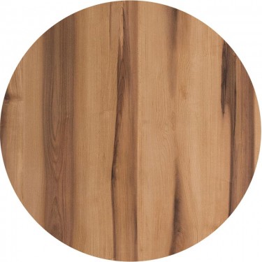 HPL (High Pressure Laminated) Επιφάνεια Τραπεζιού Απόχρωση Rosewood, UV  Φ70cm/12mm [-Φυσικό-] [-HPL-] Ε101,62