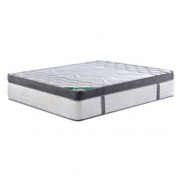 ΣΤΡΩΜΑ Pocket Spring 5-Zone Gel Memory Foam Latex, Roll Pack(4)  160x200x36cm [-Άσπρο-] [-Foam Memory/Latex-] Ε2093,2