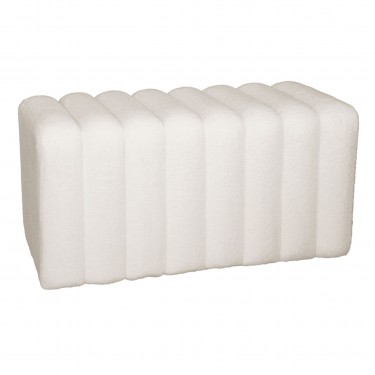 TOGO Σκαμπό Βοηθητικό, Teddy Ύφασμα Εκρού  80x40x41cm [-Εκρού-] [-Ύφασμα-] Ε7039,1