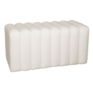 TOGO Σκαμπό Βοηθητικό, Teddy Ύφασμα Εκρού  80x40x41cm [-Εκρού-] [-Ύφασμα-] Ε7039,1