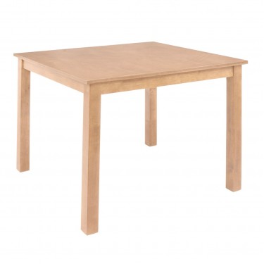 NATURALE Τραπέζι Mdf, Απόχρωση Oak  80x80x74cm [-Φυσικό-] [-Ξύλο-] Ε7672,3