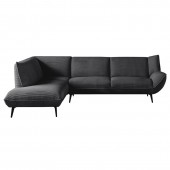 EMERALD Καναπές Σαλονιού Δεξιά Γωνία, Ύφασμα Κοτλέ Ανθρακί  274x203x82cm H.88cm [-Ανθρακί-] [-Ύφασμα-] Ε9419,31
