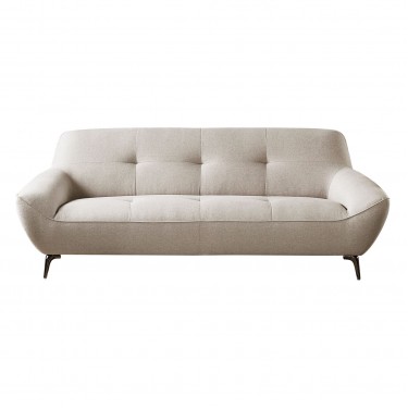 PEDRO Kαναπές Σαλονιού - Καθιστικού 3Θέσιος, Ύφασμα Mixed Beige  219x92x83cm [-Μπεζ-Tortora-Sand-Cappuccino-] [-Ύφασμα-] Ε9416,31