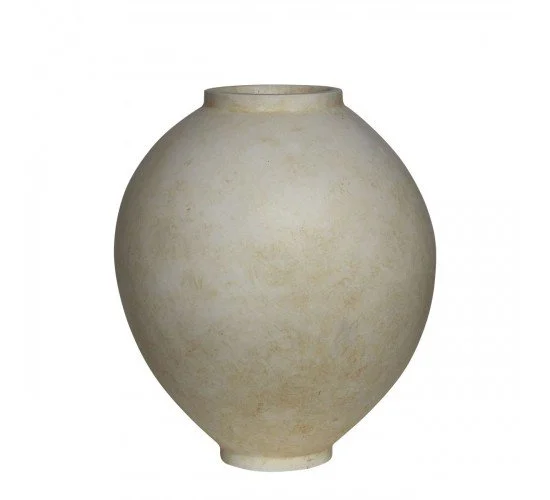 VASE-1 Βάζο Cement, Απόχρωση Beige Φ55x55cm  Φ55x55cm [-Μπεζ-Tortora-Sand-Cappuccino-] [-Artificial Cement (Recyclable)-] Ε6401