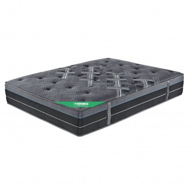 ΣΤΡΩΜΑ Pocket Spring 3-Zone, Μονής Όψης (3)  160x200x(32/30)cm [-Μαύρο-] [-Spring/Μονής Όψης-] Ε2095,2