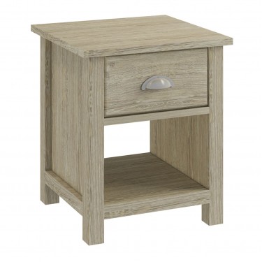 LUXOR Κομοδίνο Απόχρωση Sonoma  45x40x50cm [-Φυσικό-] [-MDF - Κόντρα Πλακέ - Καπλαμάς - Νοβοπάν-] Ε740,2