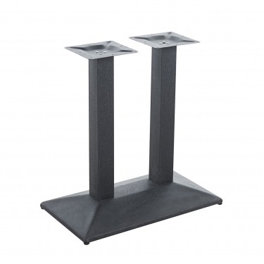 IBIS Βάση Τραπεζιού Μακρόστενη Μέταλλο Βαφή Μαύρο Matte (11,00 Kg)  70x40cm H.73cm [-Μαύρο-] [-Μέταλλο-] Ε040