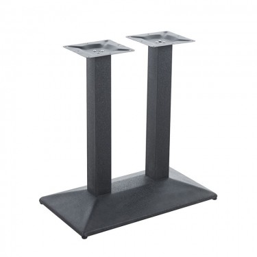 IBIS Βάση Τραπεζιού Μακρόστενη Μέταλλο Βαφή Μαύρο Matte (11,00 Kg)  70x40cm H.73cm [-Μαύρο-] [-Μέταλλο-] Ε040