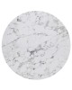 HPL (High Pressure Laminated) Επιφάνεια Τραπεζιού Απόχρωση White Marble, Εξωτερικού χώρου  Φ70cm/12mm [-Άσπρο-] [-HPL-] Ε101,421