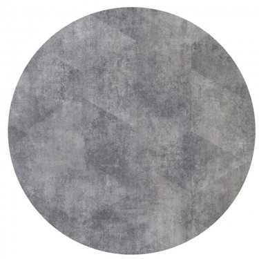 HPL (High Pressure Laminated) Επιφάνεια Τραπεζιού Απόχρωση Cement, UV  Φ70cm/12mm [-Γκρι-] [-HPL-] Ε101,43