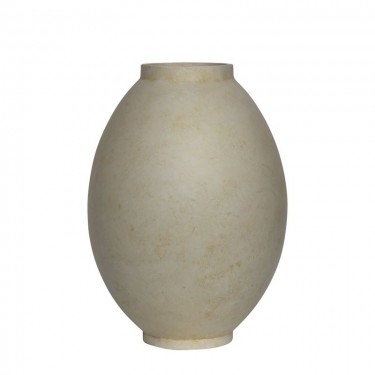 VASE-2 Βάζο Cement, Απόχρωση Beige Φ40x55cm  Φ40x55cm [-Μπεζ-Tortora-Sand-Cappuccino-] [-Artificial Cement (Recyclable)-] Ε6402