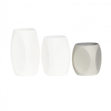 VASE-4 Βάζο Cement, Απόχρωση Beige Φ33x40cm  Φ33x40cm [-Μπεζ-Tortora-Sand-Cappuccino-] [-Artificial Cement (Recyclable)-] Ε6404,Α