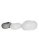 FLOWER POT-ROCK 40x30x19cm, Cement Απόχρωση White  40x30x19cm [-Άσπρο-] [-Artificial Cement (Recyclable)-] Ε6320,Α1