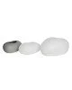 FLOWER POT-ROCK 40x30x19cm, Cement Απόχρωση White  40x30x19cm [-Άσπρο-] [-Artificial Cement (Recyclable)-] Ε6320,Α1