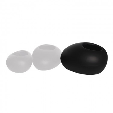 FLOWER POT-ROCK 56x43x29cm, Cement Απόχρωση Black  56x43x29cm [-Μαύρο-] [-Artificial Cement (Recyclable)-] Ε6320,C2