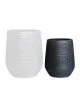 FLOWER POT-17 Φ45x50cm, Cement Απόχρωση Anthracite  Φ45x50cm [-Ανθρακί-] [-Artificial Cement (Recyclable)-] Ε6317,C