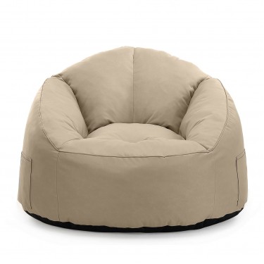 JAZZ Πουφ Πολυθρόνα 100%  Αδιάβροχο, Ύφασμα Sand  96x90x73cm [-Μπεζ-Tortora-Sand-Cappuccino-] [-Ύφασμα-] Ε0232,1