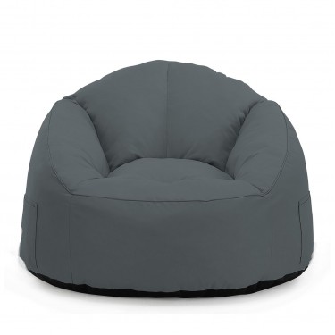 JAZZ Πουφ Πολυθρόνα 100%  Αδιάβροχο, Ύφασμα Ανθρακί  96x90x73cm [-Ανθρακί-] [-Ύφασμα-] Ε0232,2