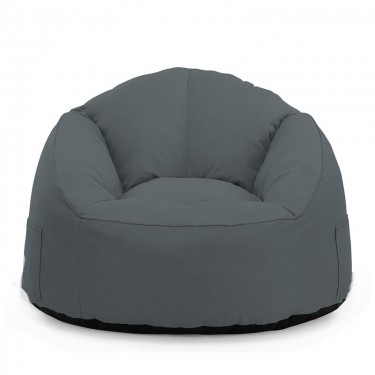 JAZZ Πουφ Πολυθρόνα 100%  Αδιάβροχο, Ύφασμα Ανθρακί  96x90x73cm [-Ανθρακί-] [-Ύφασμα-] Ε0232,2