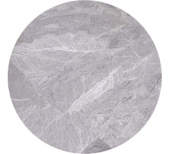 Επιφάνεια Μάρμαρο Sintered Stone, Απόχρωση Grey Marble (MDF για στήριξη βάσης)  Φ60cm/11mm [-Γκρι-] [-Τεχνόπετρα-] Ε100,2S