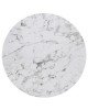 HPL (High Pressure Laminated) Επιφάνεια Τραπεζιού Απόχρωση White Marble, Εξωτερικού χώρου  Φ80cm/12mm [-Άσπρο-] [-HPL-] Ε102,421