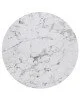HPL (High Pressure Laminated) Επιφάνεια Τραπεζιού Απόχρωση White Marble, Εξωτερικού χώρου  Φ80cm/12mm [-Άσπρο-] [-HPL-] Ε102,421