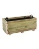 FLOWER POT WOOD Ζαρντινιέρα, Εμποτισμού Pine, Απόχρωση Φυσικό, 90x40x36cm  90x40x36cm [-Φυσικό-] [-Ξύλο-] Ε2234