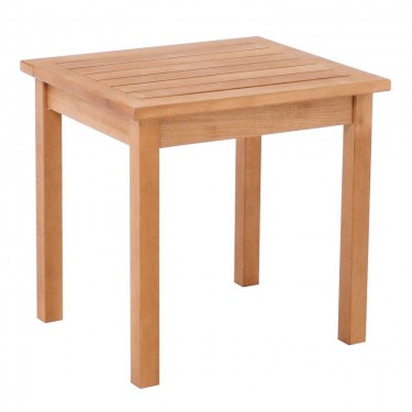 LUGANO Τραπεζάκι Βοηθητικό Ξαπλώστρας Οξιά, Βαφή Εμποτισμού Φυσικό  45x40x43cm [-Φυσικό-] [-Ξύλο-] Ε222,3W