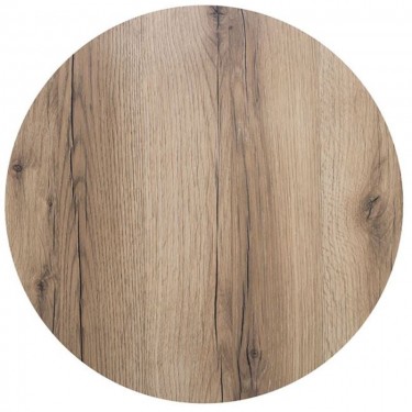 HPL (High Pressure Laminated) Επιφάνεια Τραπεζιού Απόχρωση Natural Wood, UV  Φ80cm/12mm [-Φυσικό-] [-HPL-] Ε102,441