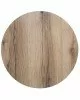 HPL (High Pressure Laminated) Επιφάνεια Τραπεζιού Απόχρωση Natural Wood, Εξωτερικού χώρου  Φ80cm/12mm [-Φυσικό-] [-HPL-] Ε102,441