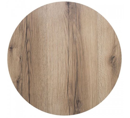 HPL (High Pressure Laminated) Επιφάνεια Τραπεζιού Απόχρωση Natural Wood, Εξωτερικού χώρου  Φ120cm/12mm [-Φυσικό-] [-HPL-] Ε117,441