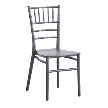 ILONA Καρέκλα-Pro Εστίασης - Catering Στοιβαζόμενη PP Ανθρακί  40x47x89cm [-Ανθρακί-] [-PP - PC - ABS-] Ε385,2