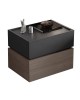 VANITY Κομοδίνο, Αποχρώσεων Sonoma Oak & Grey, με Αποσπώμενα χρωματικά Μέρη  60x40x45cm [-Ανθρακί-, -Καρυδί-] [-MDF - Κόντρα Πλακέ - Καπλαμάς - Νοβοπάν-] Ε7351,1