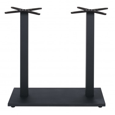 PRATO-W Βάση Τραπεζιού BAR 70x40cm H.93cm Μέταλλο Βαφή Μαύρο με Ρεγουλατόρο/ 18Kg  70x40 H.93cm [-Μαύρο-] [-Μέταλλο-] Ε0682,W1