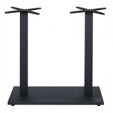 PRATO-W Βάση Τραπεζιού BAR 70x40cm H.93cm Μέταλλο Βαφή Μαύρο με Ρεγουλατόρο/ 18Kg  70x40 H.93cm [-Μαύρο-] [-Μέταλλο-] Ε0682,W1