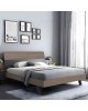 VANITY Κρεβάτι Διπλό, για Στρώμα 160x200cm, Απόχρωση Sonoma Oak-Grey  161x201x98cm [-Ανθρακί-, -Καρυδί-] [-MDF - Κόντρα Πλακέ - Καπλαμάς - Νοβοπάν-] Ε7350,1