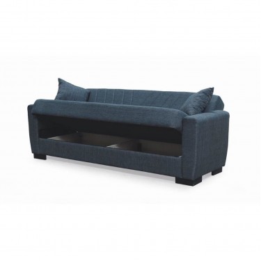 GALAXY Καναπές – Κρεβάτι με Αποθηκευτικό Χώρο, 3Θέσιος Ύφασμα Σκούρο Γκρι  Sofa:210x82x81cm Bed:105x180cm [-Ανθρακί-] [-Ύφασμα-] Ε9938,1