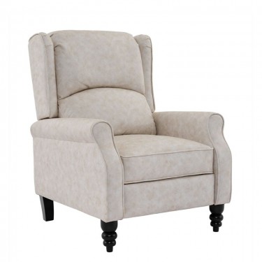 SIMPLE Relax Πολυθρόνα Μπερζέρα Σαλονιού, Καθιστικού, Ύφασμα Απόχρωση Antique Εκρού  72x84x97cm [-Εκρού-] [-Ύφασμα-] Ε7144,3