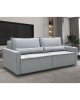 LIDRA Καναπές – Κρεβάτι 2Θέσιος, Ύφασμα Γκρι  Sofa:210x110x85 Bed:137x190cm [-Γκρι-] [-Ύφασμα-] Ε9937,1