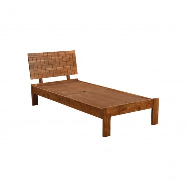 CAPITAL Κρεβάτι Μονό, για Στρώμα 90x200cm, Ακακία Φυσικό  94x205x72cm [-Φυσικό-] [-Ξύλο-] ΕΑ7120,2