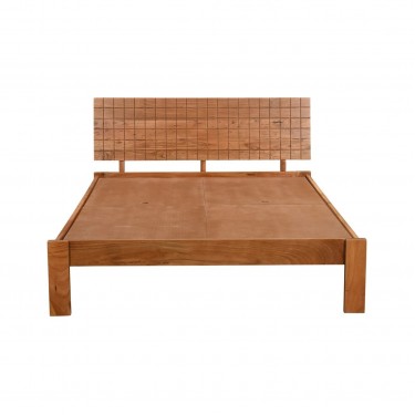 CAPITAL Κρεβάτι Διπλό, για Στρώμα 150x200cm, Ακακία Φυσικό  154x205x72cm [-Φυσικό-] [-Ξύλο-] ΕΑ7120,1